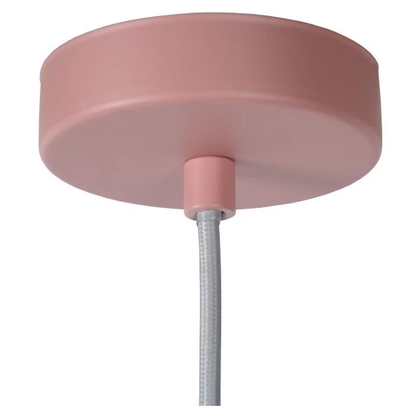 Lucide MERLINA - Hanglamp - Ø 38 cm - 1xE27 - Roze - detail 1